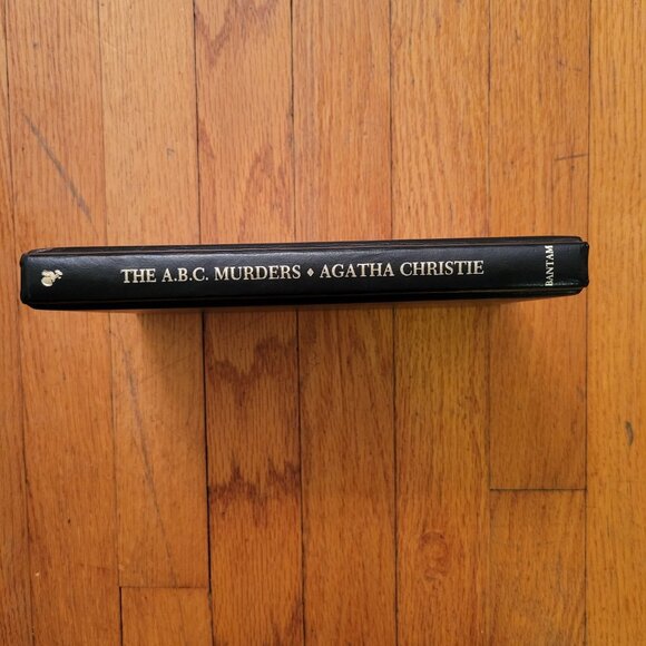 Agatha Christie Leatherette Book Mystery Novel Navy Blue ABC Murders Gift Collec - Picture 2 of 3